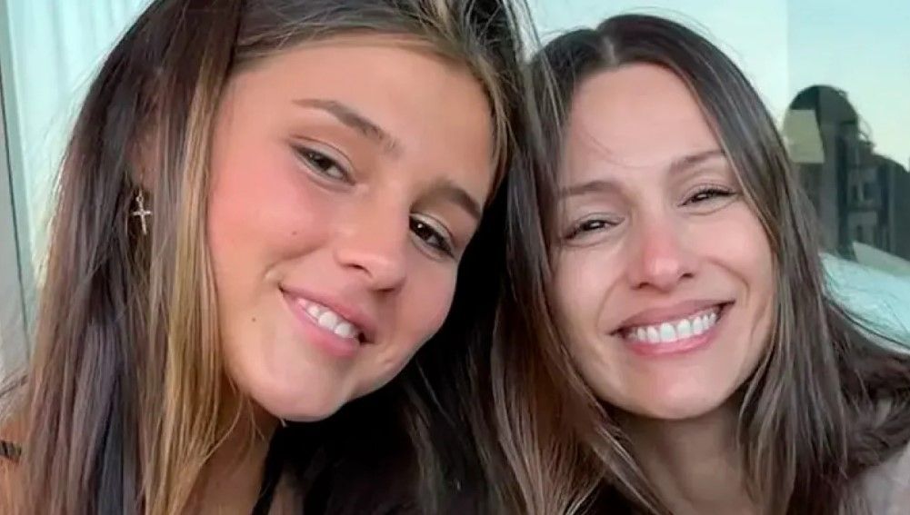 Pampita junto a Delfina García Moritán