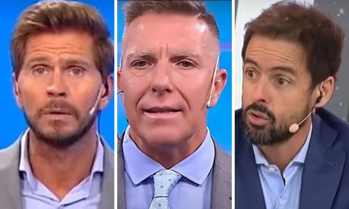 Sebastián Vignolo, Alejandro Fantino y Mariano Closs.