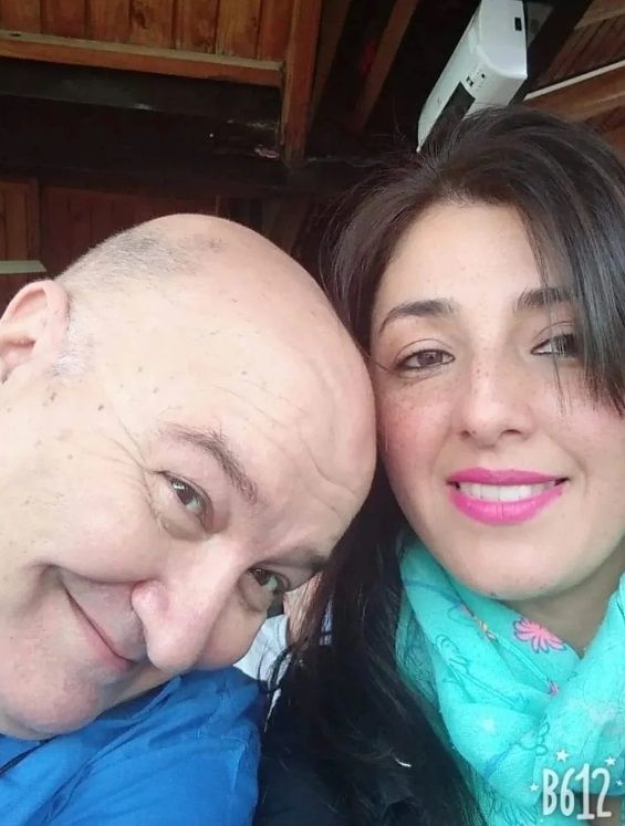 Larry de Clay y su novia, Rosa Speratti.