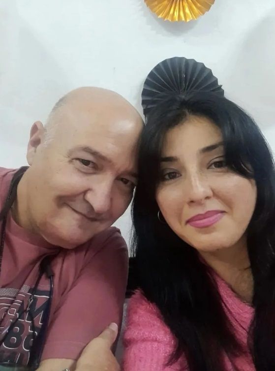 Larry de Clay y su novia, Rosa Speratti.