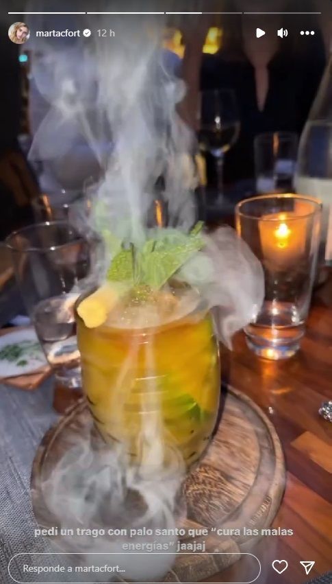 El trago espiritual de Martita Fort.