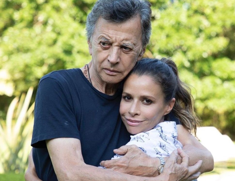 Palito Ortega y Julieta Ortega.