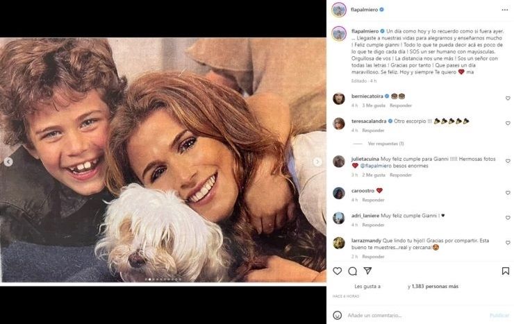 Posteo Flavia Palmiero.