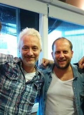 Cayetano y Andy Kusnetzoff.