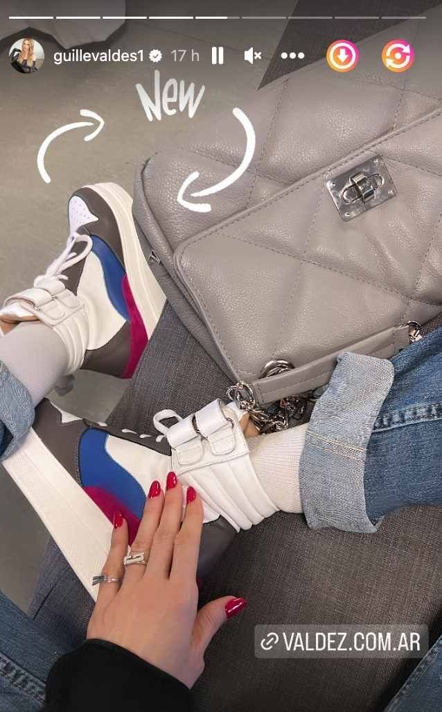 Guillermina Valdés mostró su look.