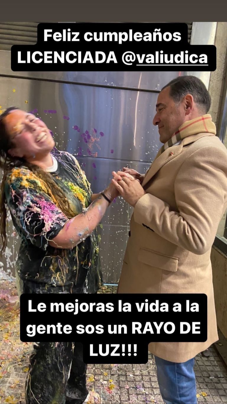 Mariano Iúdica y su hija María Valentina.