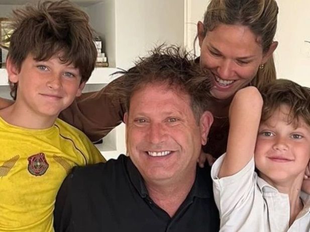 Bebe Contepomi y sus hijos.