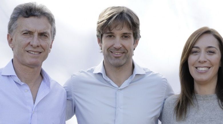 Mauricio Macri, Segundo Cernadas y María Eugenia Vidal.