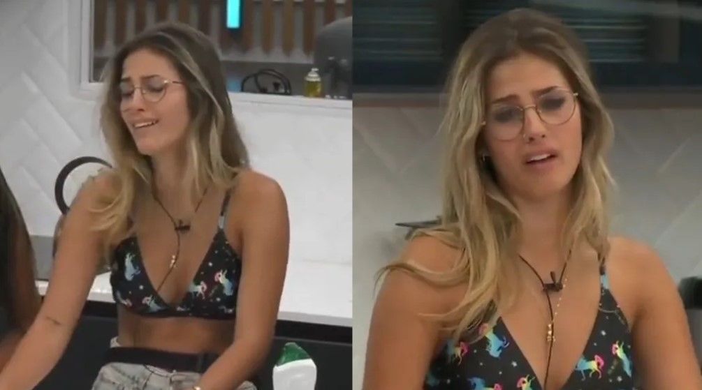 Julieta Poggio llora por la pollera.