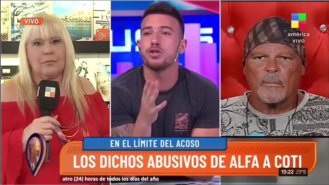 En Intrusos se cruzaron Laura Ubfal y Martín Salwe.