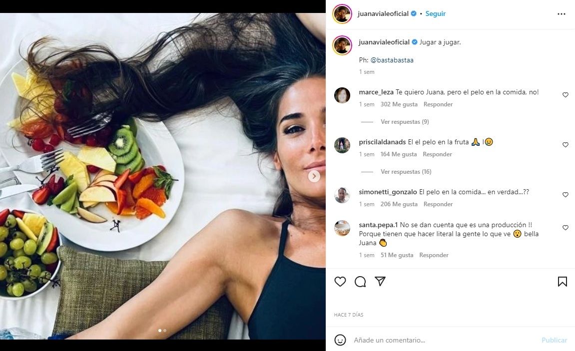 Poste de Juana Viale.