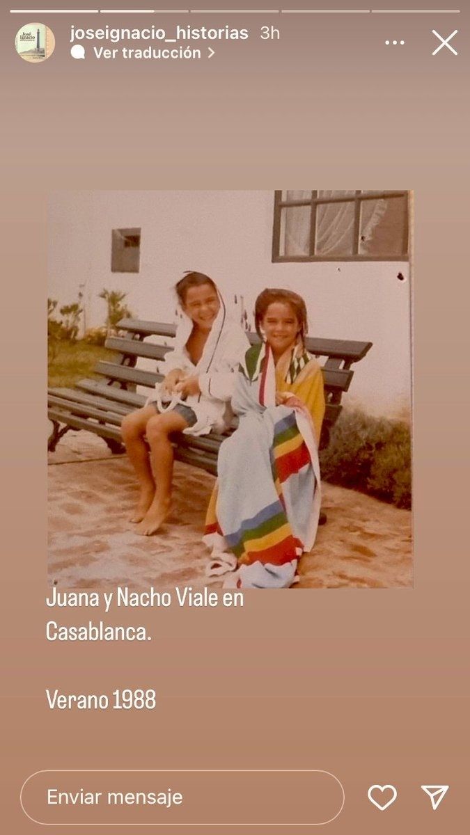 Foto retro de Juana y Nacho Viale en Punta del Este.
