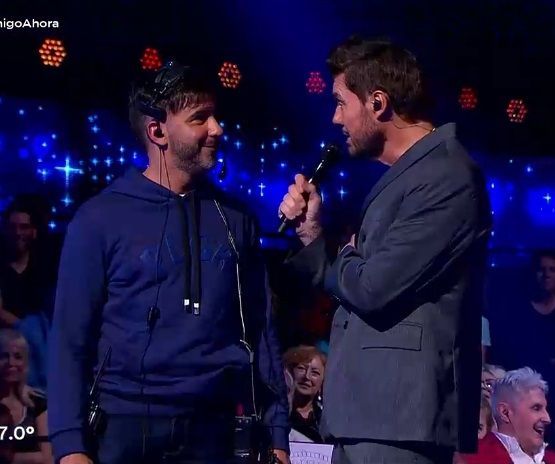 Marcelo Tinelli y Federico Hoppe.