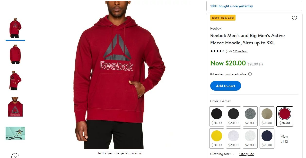 Sudadera con descuento