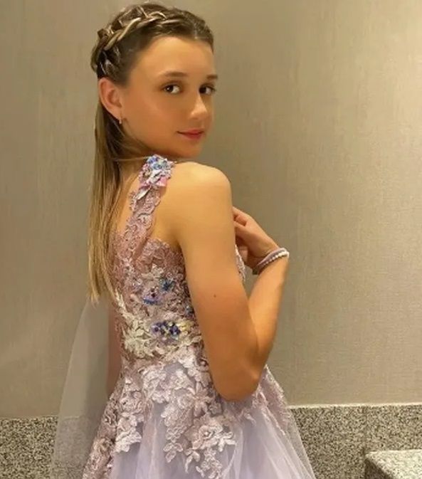 Mía Zárate, la hija de Natalie Weber y Mauro Zárate.