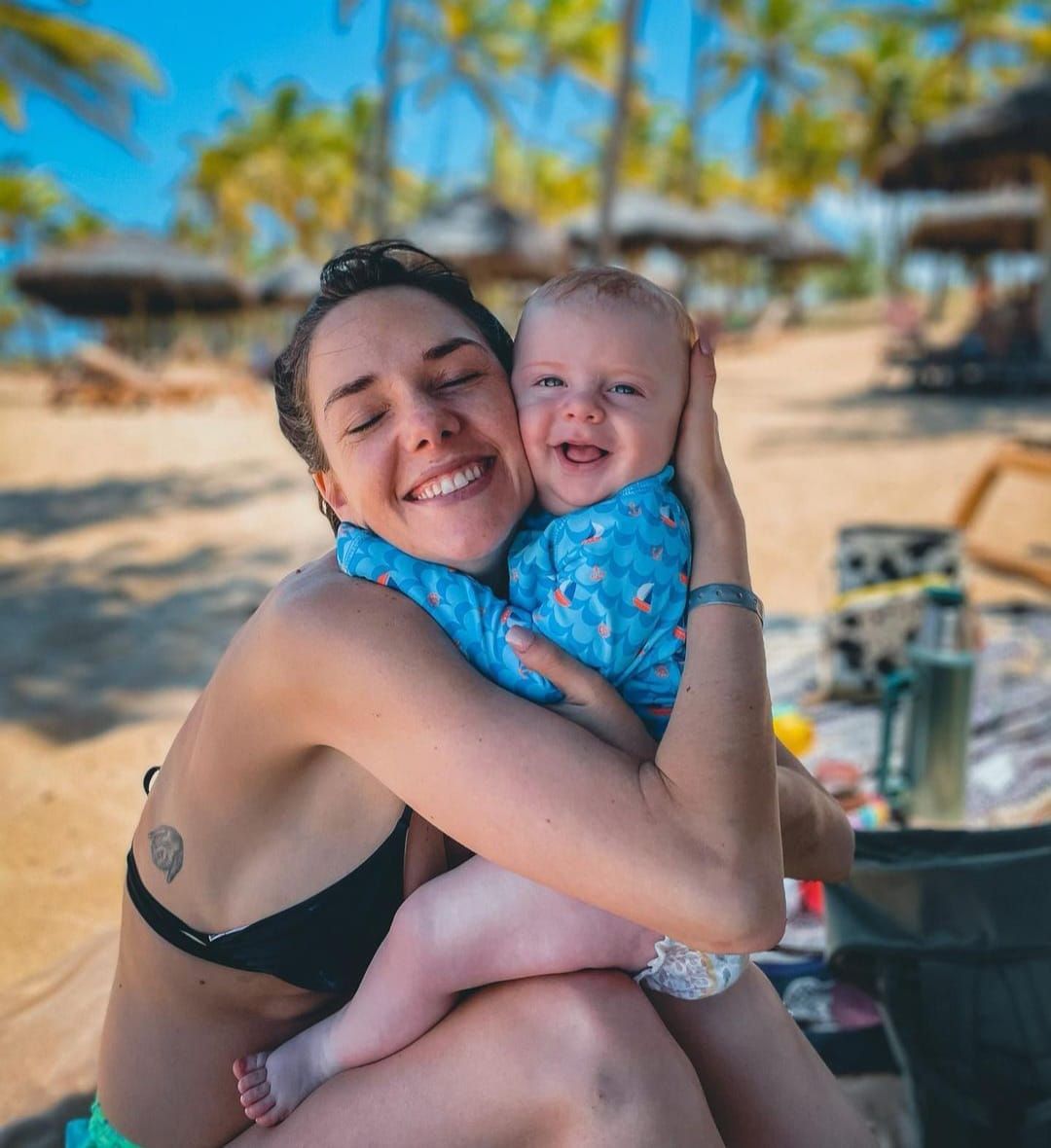 Julieta Nair Calvo y Valentino.