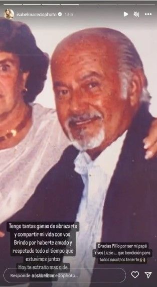 Isabel Macedo en Instagram.