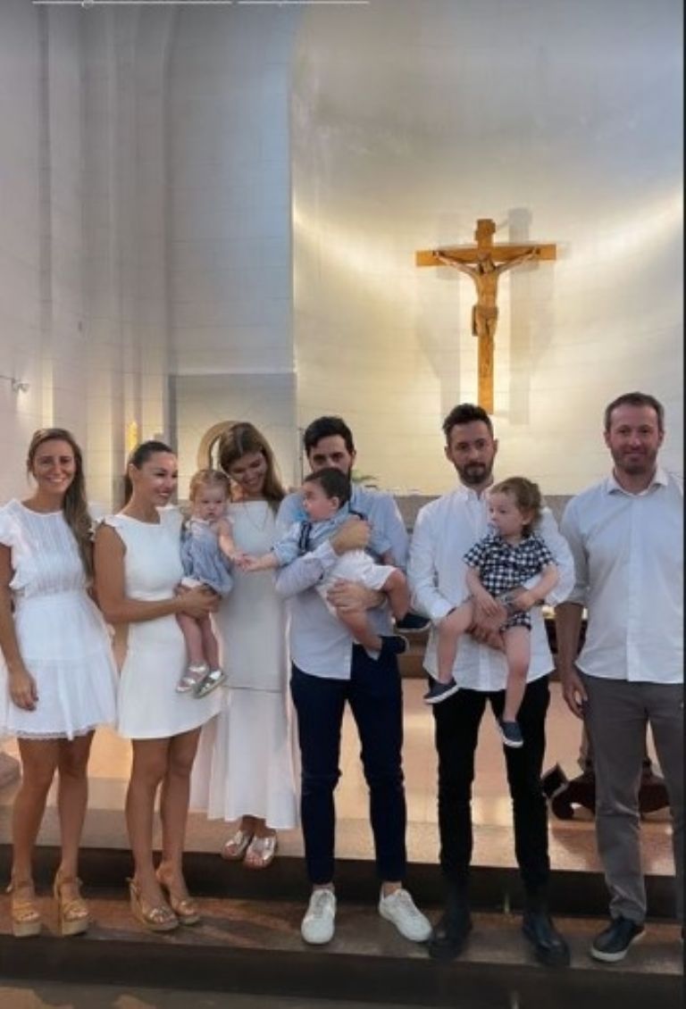 Bautismo hijo de Angie Balbiani