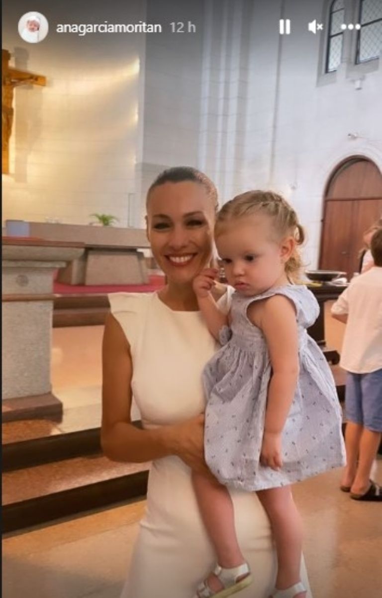 Bautismo hijo de Angie Balbiani