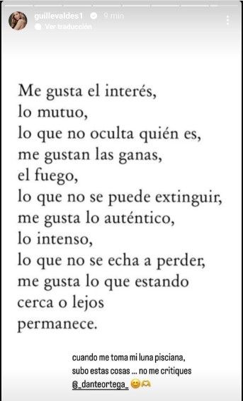 La historia de Guillermina Valdés. Foto: Instagram Guillermina.