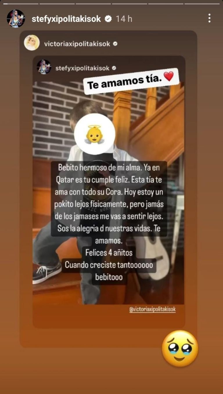 Posteo de Stefy Xipolitakis. 