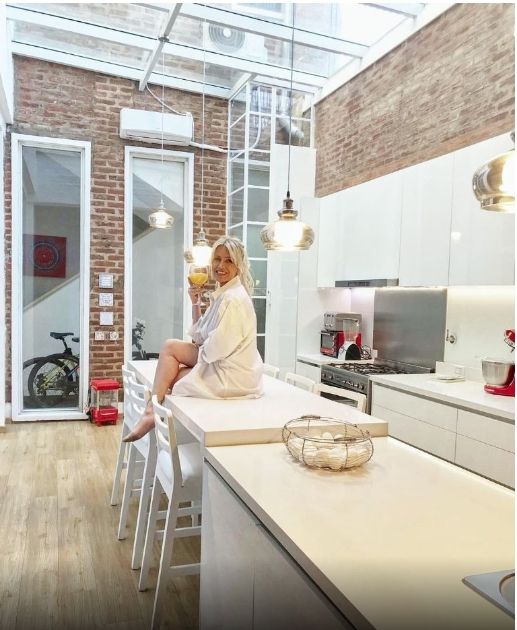 Flor Peña y su casa de Palermo