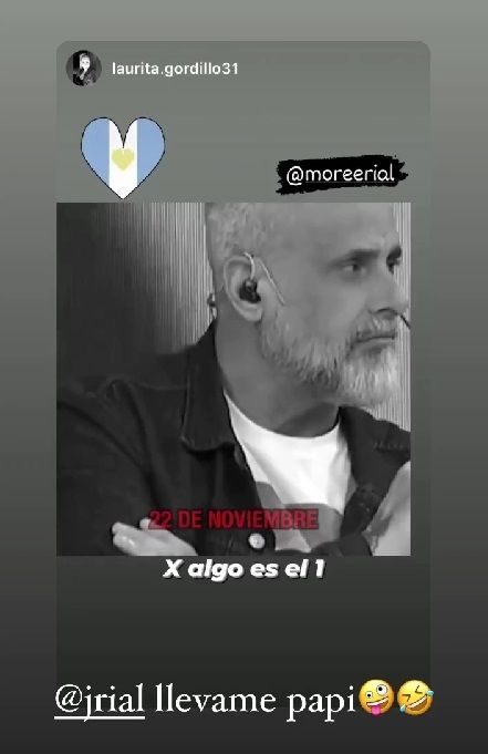 Posteo de Morena Rial.