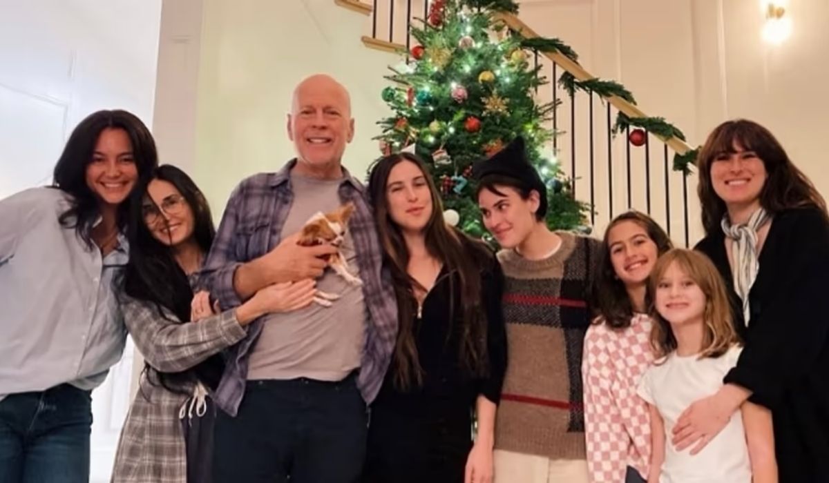 La familia (ensamblada) unida. Foto: Instagram Demi Moore (@demimoore)