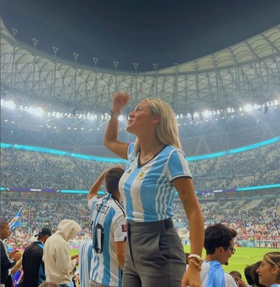 Rocío Oliva vio todo el mundial en la cancha
