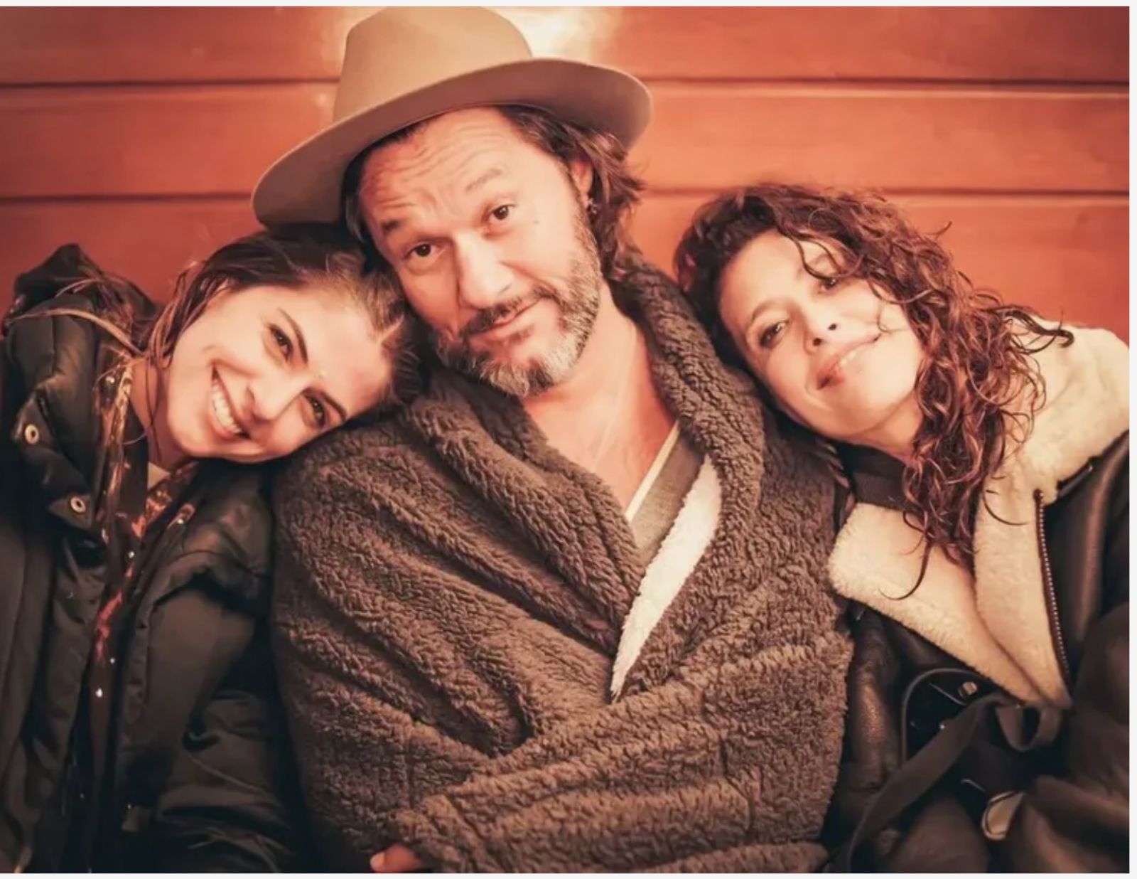 Diego con su ex novia Cepeda