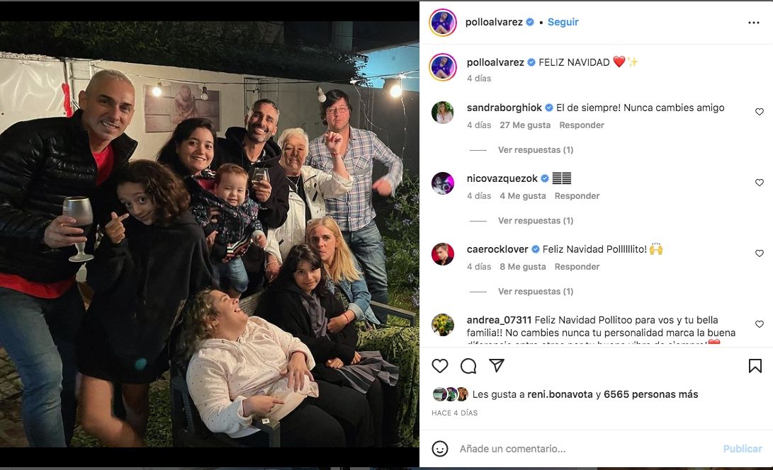 El Pollo estuvo sin Russo en Navidad