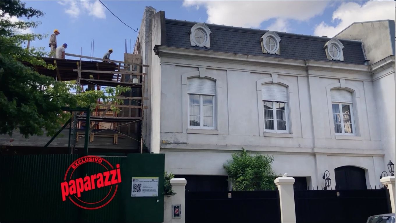 LA OBRA QUE LE HICIERON A SUSANA AL LADO DE SU CASA.