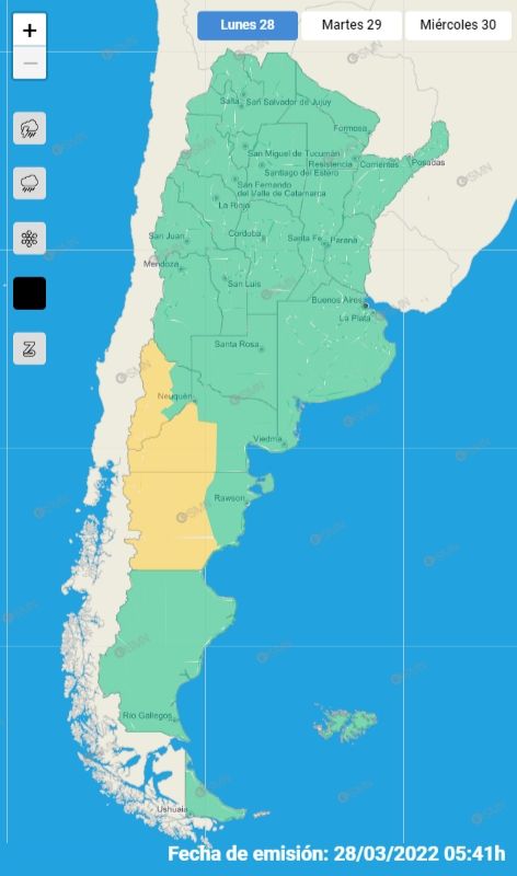alerta mapa