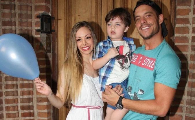 DELGADO, EN UNO DE LOS POCOS CUMPLEAÑOS DE IAN QUE ESTUVO.