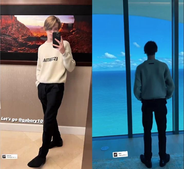 FELIPE, EN LO QUE SERIA SU NUEVA VIVIENDA.