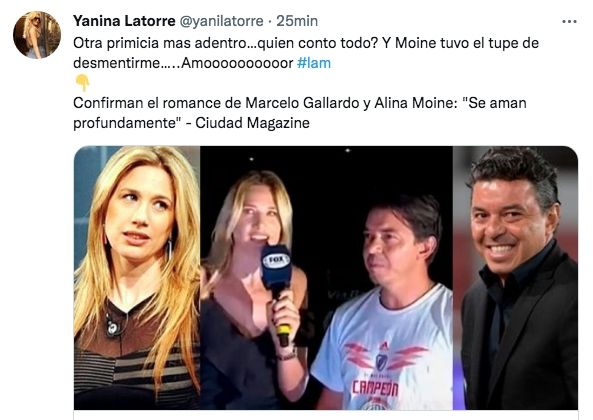 EL TUIT DE YANINA LATORRE.