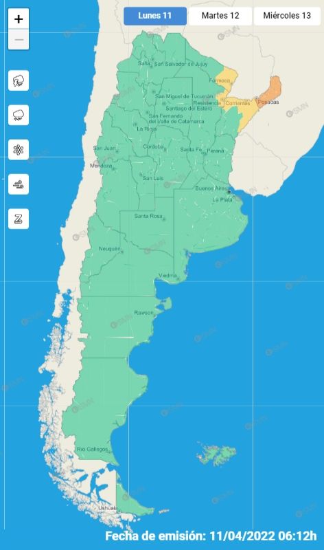 alerta mapa