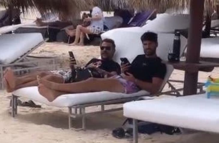 LA FOTO QUE LE VALIO LA DENUNCIA A PEDRO ALFONSO Y MEME BOUQUET.