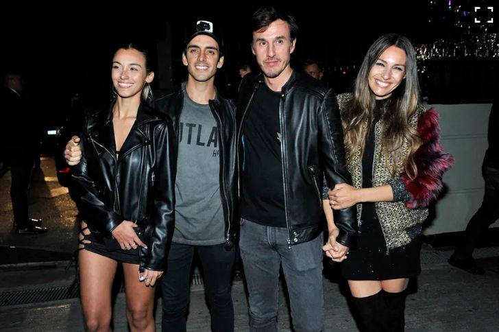 PAMPITA FUE CON SU MARIDO, SU HERMANO Y SU NOVIA.