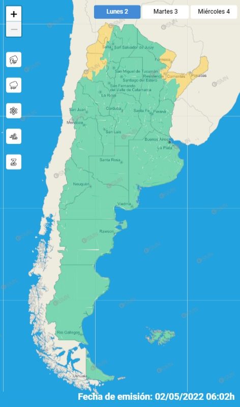 alerta mapa