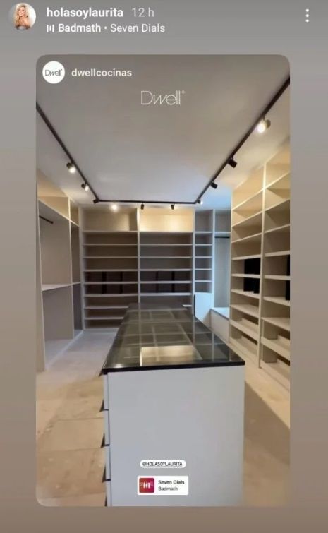 El vestidor de Laurita Fernández.