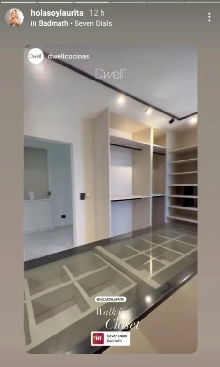 El vestidor de Laurita Fernández.