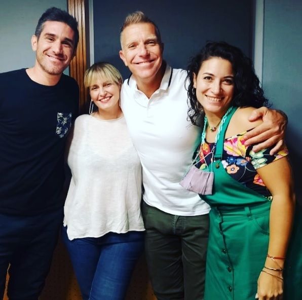Romina Manguel y Alejandro Fantino.