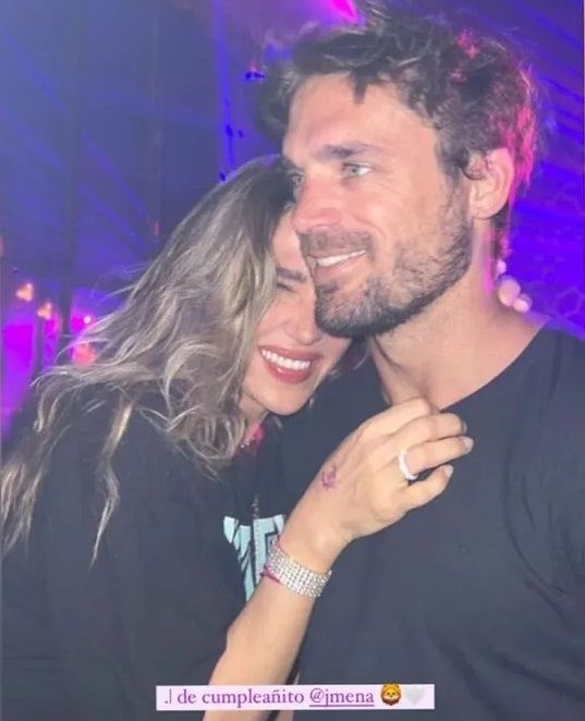 Jimena Barón y Matías Palleiro.