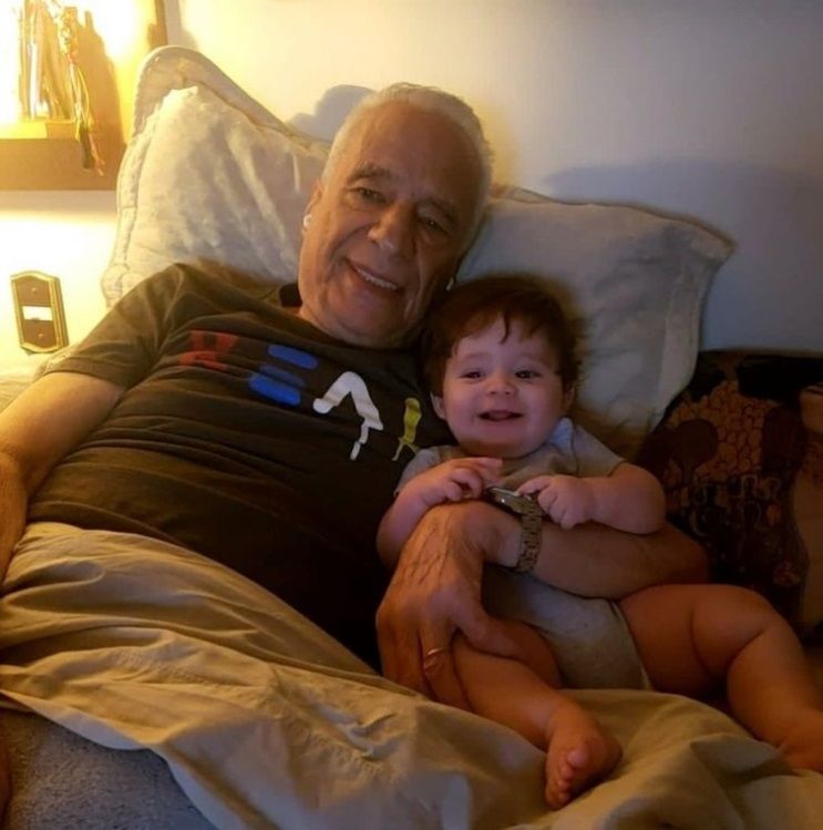 Alberto Cormillot y Emilio.