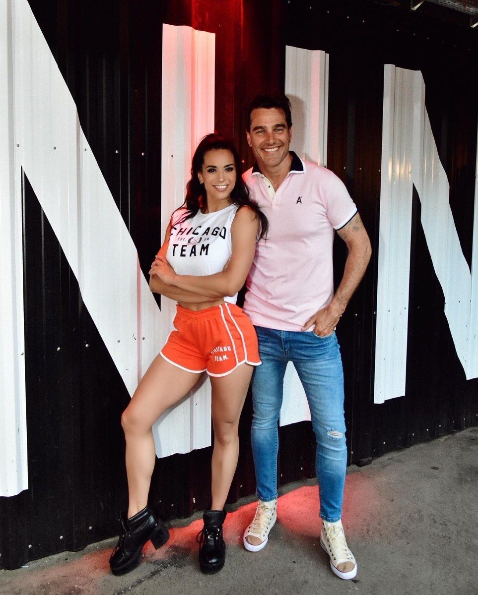 Hernán y Verónica muy cerquita