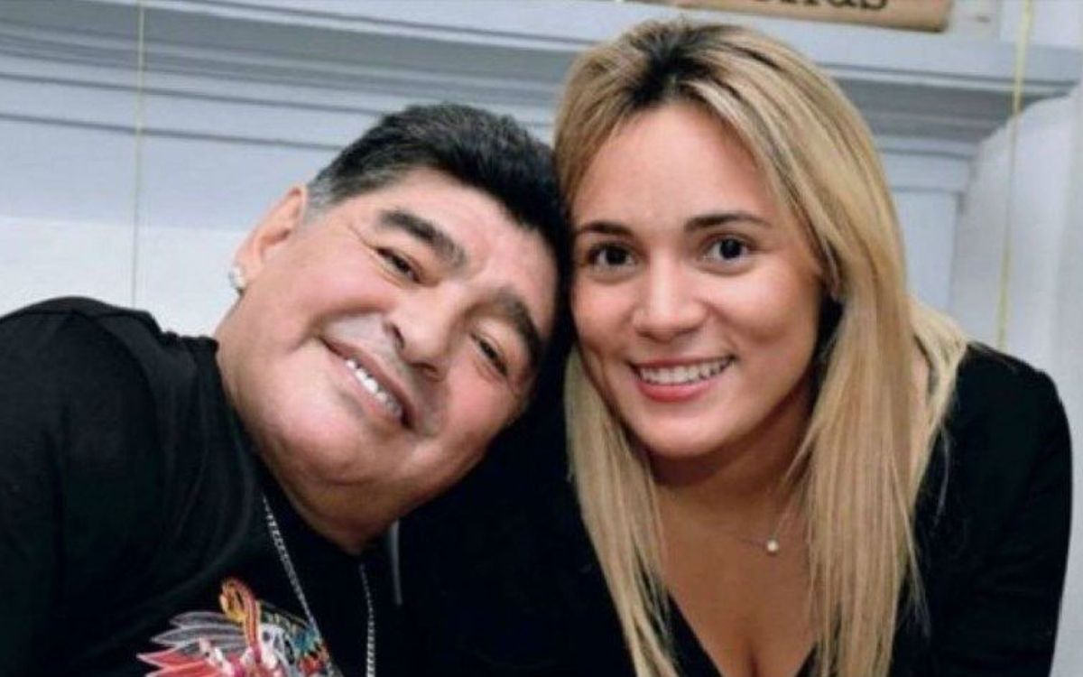 Diego Maradona y Rocío Oliva.