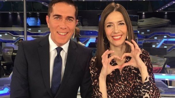 Rodolfo Barili y Cristina Pérez.