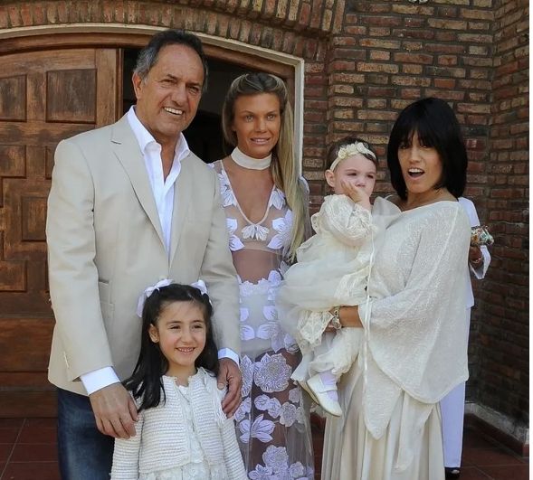 Berger en el bautismo de su hija en 2018