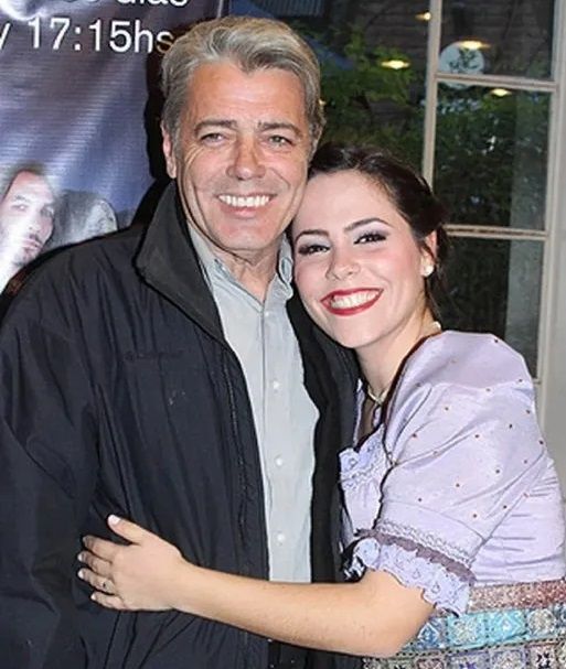 Silvestre y su hija Macarena.